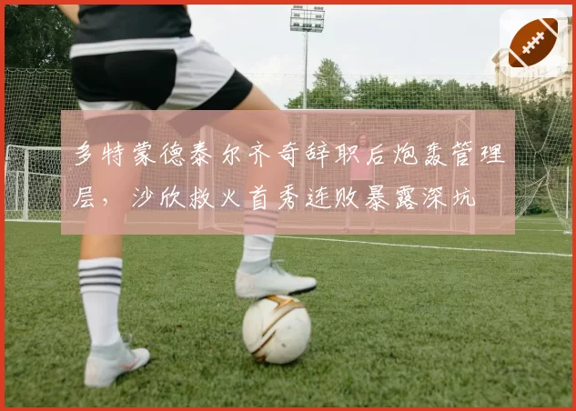 多特蒙德泰尔齐奇辞职后炮轰管理层，沙欣救火首秀连败暴露深坑