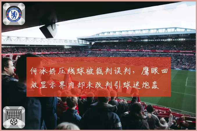 何冰娇压线球被裁判误判，鹰眼回放显示界内却未改判引球迷炮轰